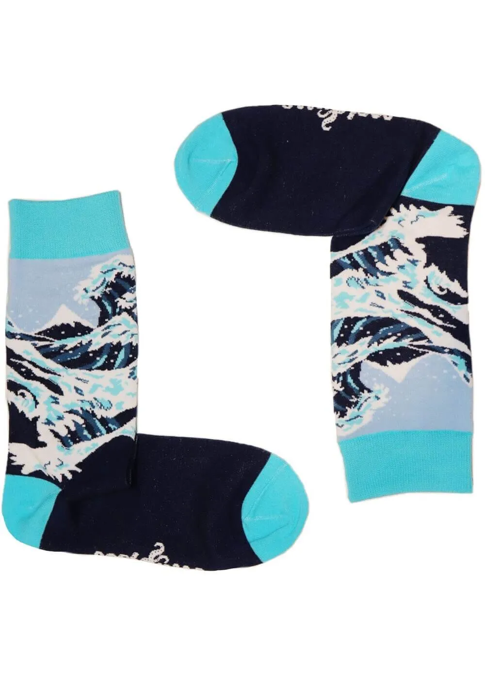Soctopus The Wave Socks Navy