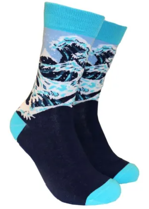 Soctopus The Wave Socks Navy