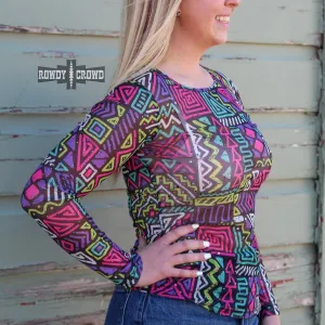 Spaced Out Mesh Top