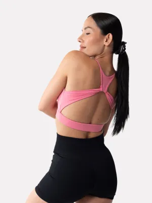 SPORTS BRA - DUSTY PINK KESI