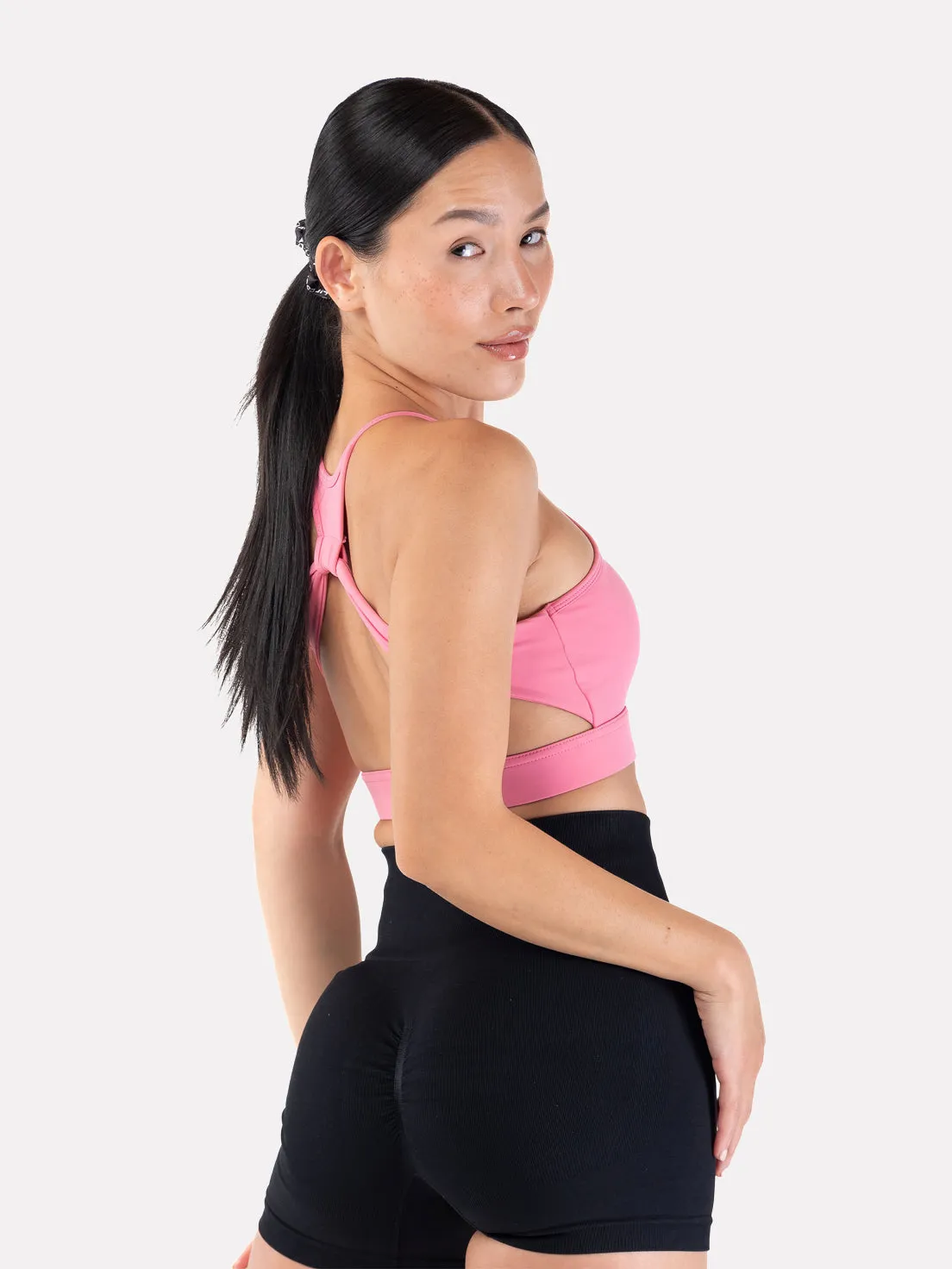 SPORTS BRA - DUSTY PINK KESI