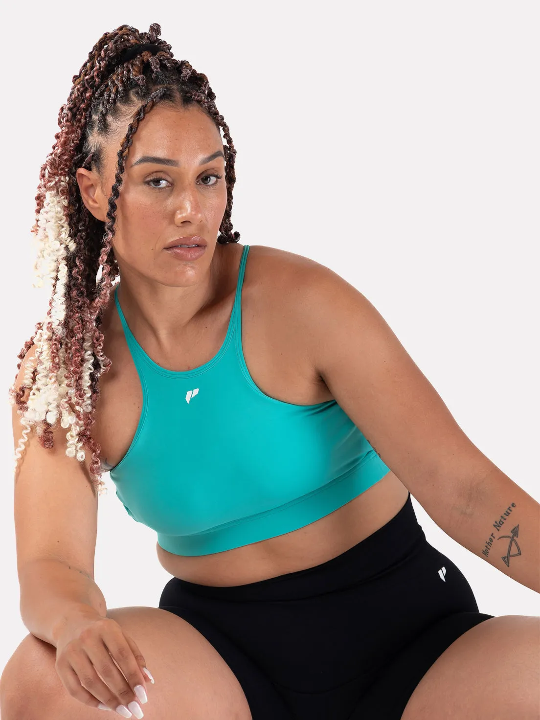 SPORTS BRA - SEA BLUE TEMBI