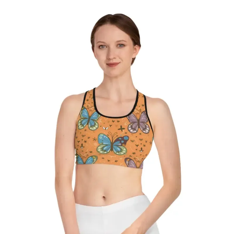 Sports Bra with Compression Fit and Exceptional Support