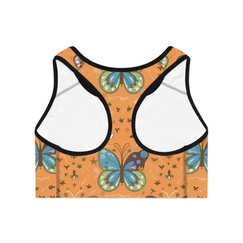 Sports Bra with Compression Fit and Exceptional Support