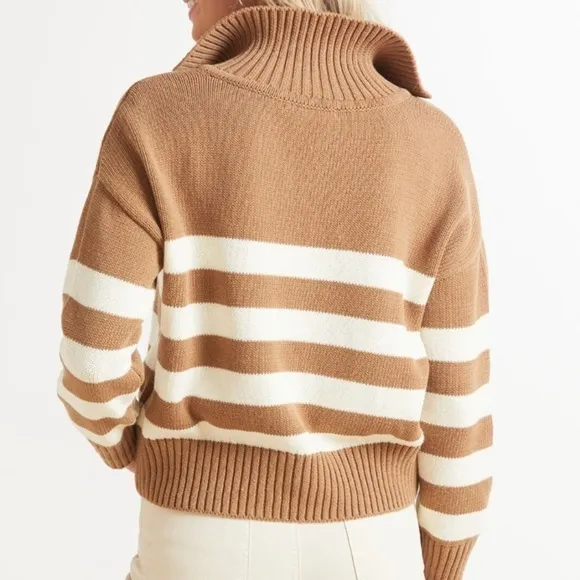 Stitches and Stripes Charleston Collared Pullover