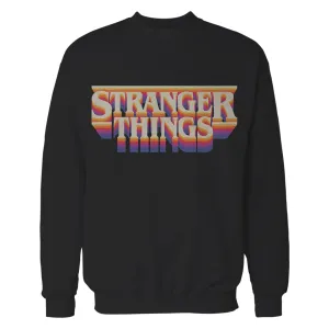 Stranger Things Logo Retro Trip Sweatshirt