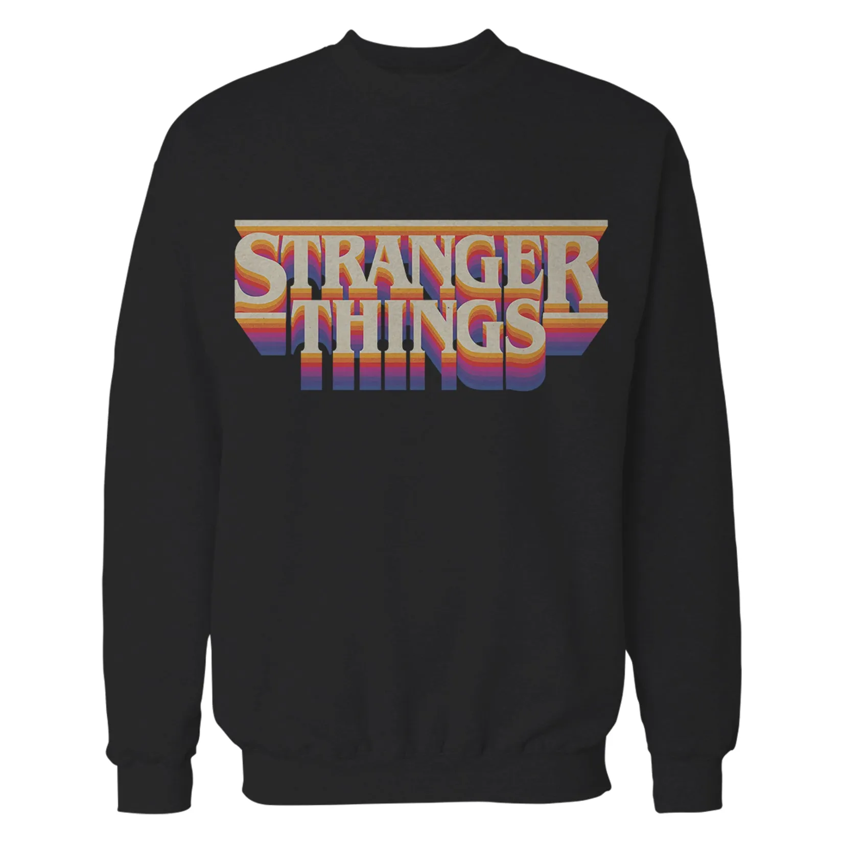 Stranger Things Logo Retro Trip Sweatshirt