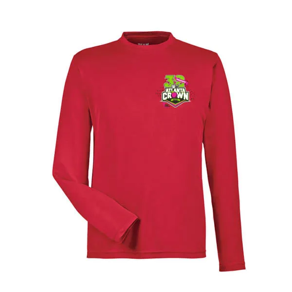 Team 365 Zone Performance Long Sleeve Shirts Atlanta Crown