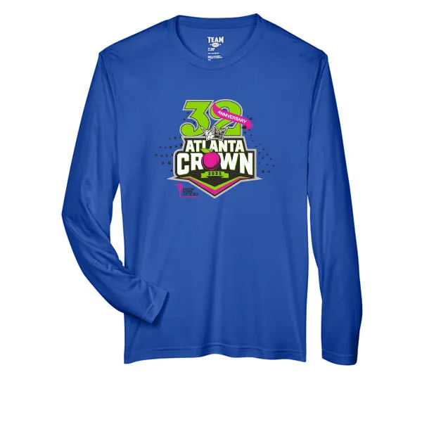 Team 365 Zone Performance Long Sleeve Shirts Atlanta Crown
