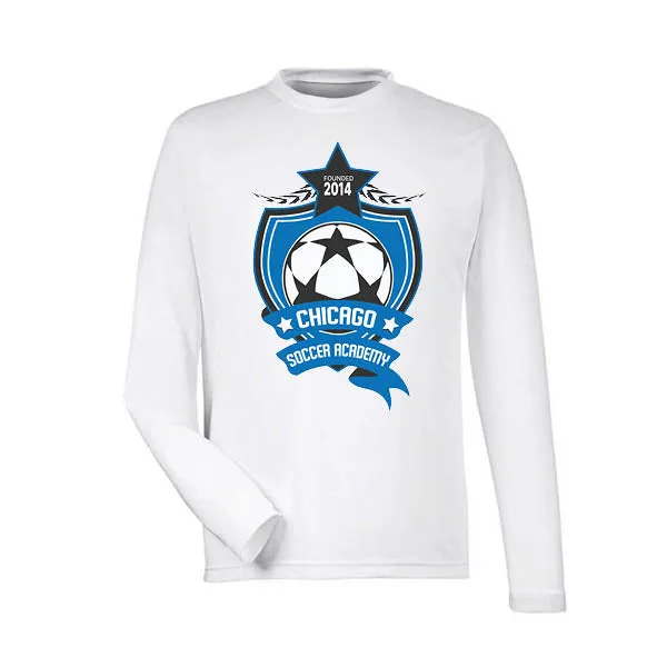 Team 365 Zone Performance Long Sleeve Shirts Chicago Soccer Academy