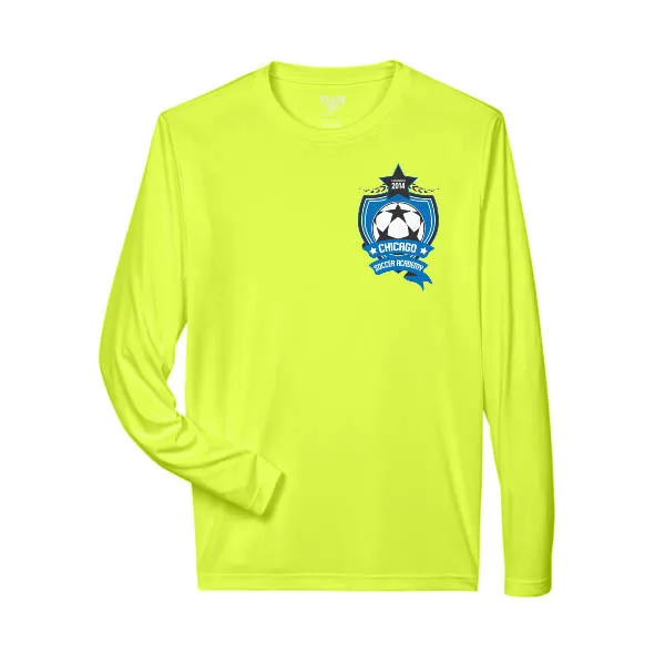 Team 365 Zone Performance Long Sleeve Shirts Chicago Soccer Academy