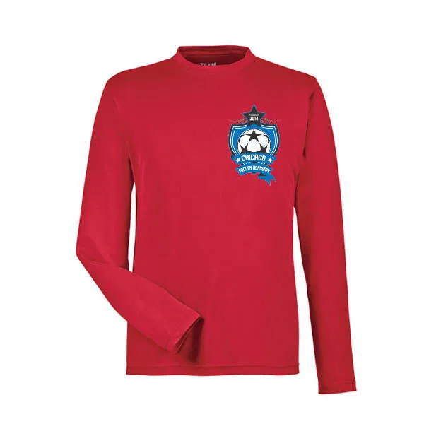 Team 365 Zone Performance Long Sleeve Shirts Chicago Soccer Academy