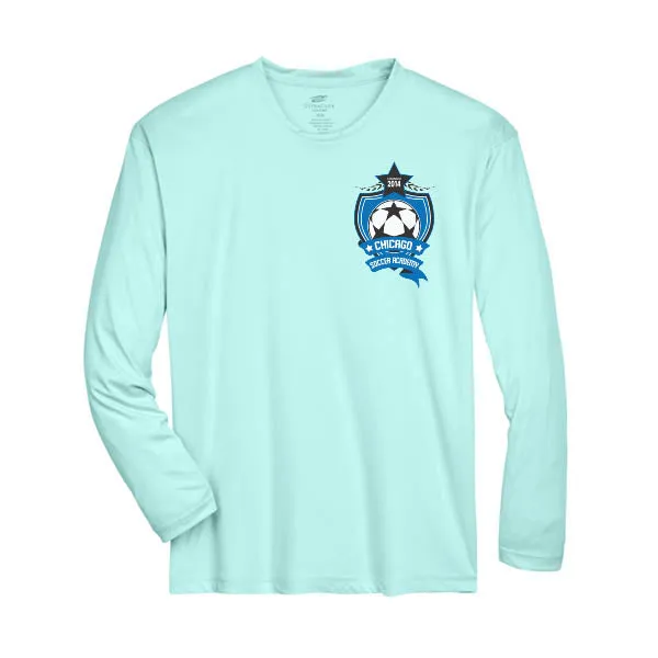 Team 365 Zone Performance Long Sleeve Shirts Chicago Soccer Academy