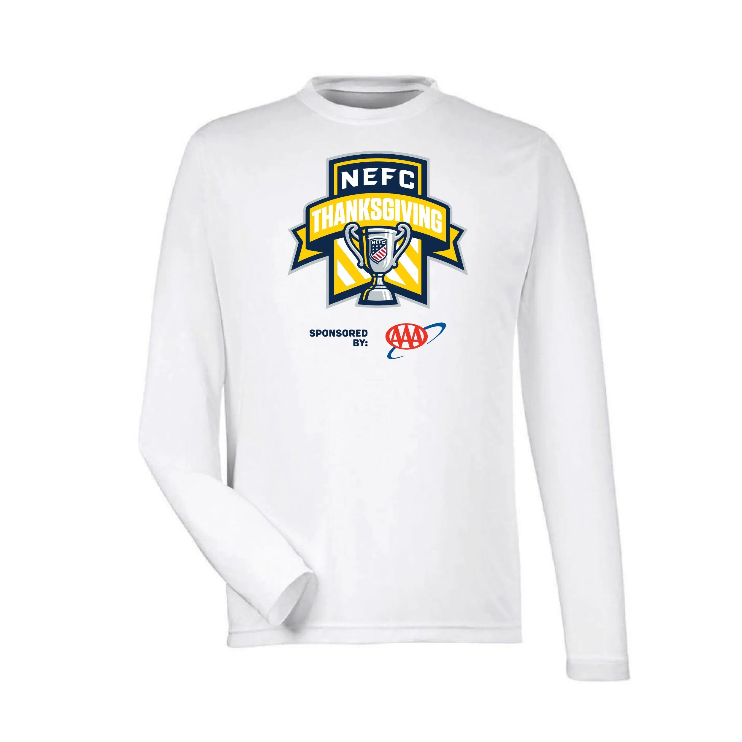 Team 365 Zone Performance Long Sleeve Shirts NEFC Thanksgiving