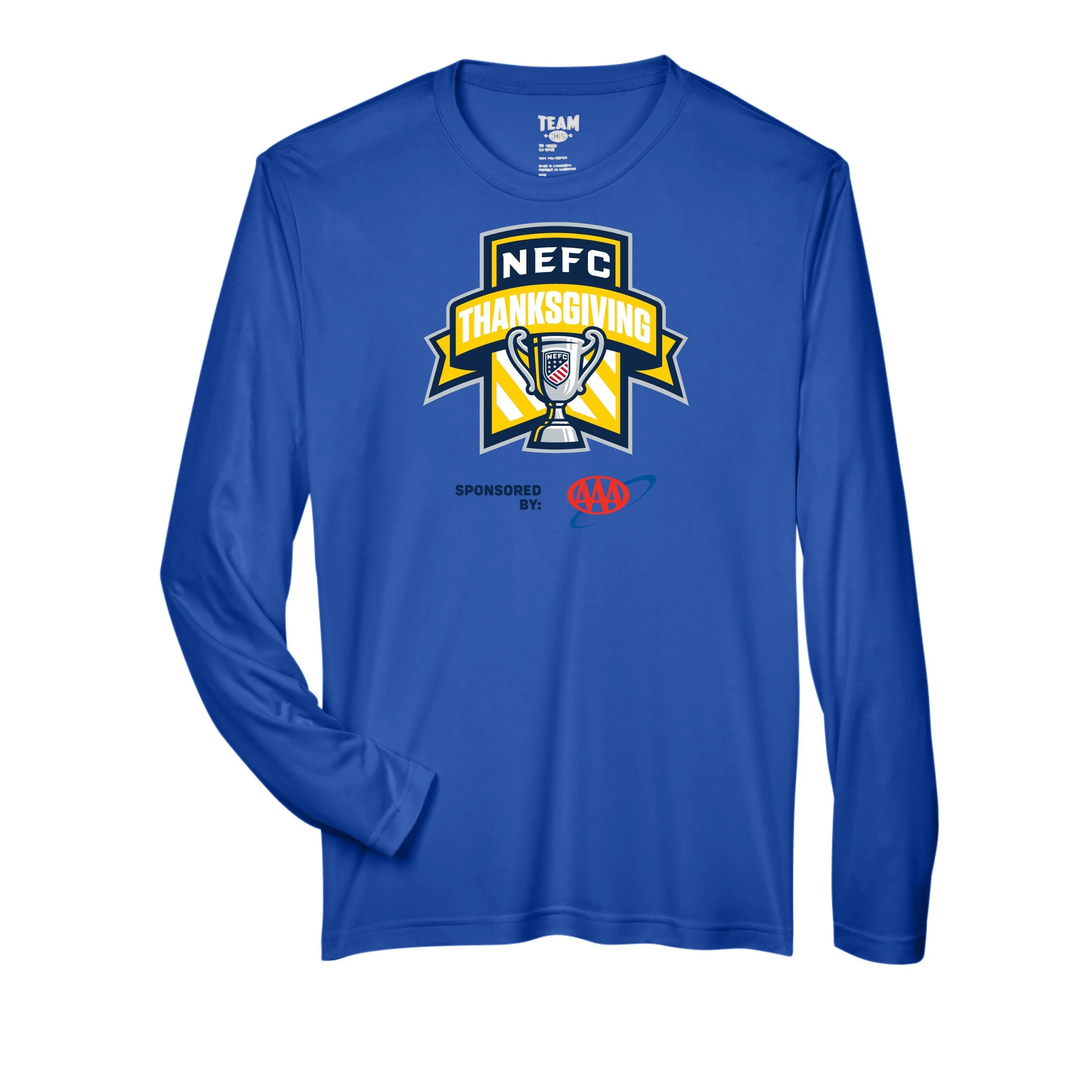 Team 365 Zone Performance Long Sleeve Shirts NEFC Thanksgiving