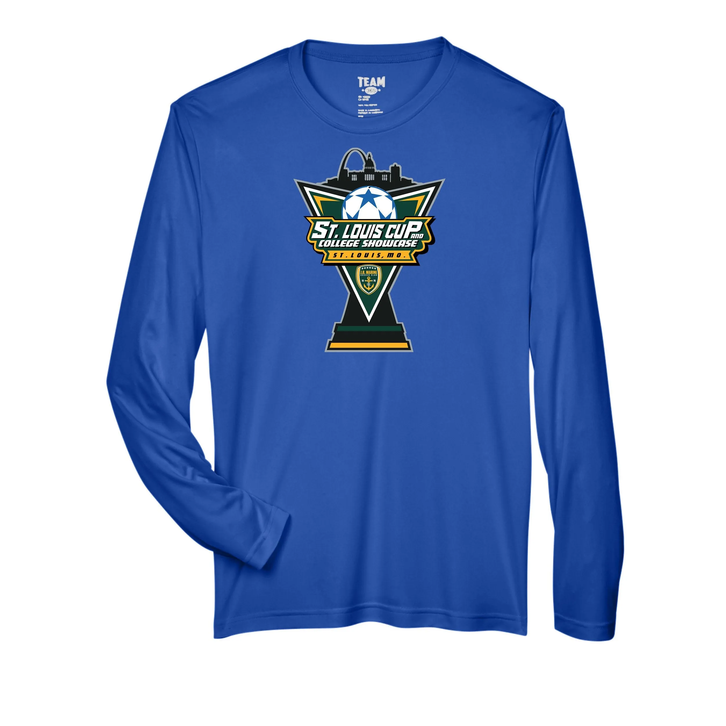 Team 365 Zone Performance Long Sleeve Shirts St. Louis Cup College Showcase
