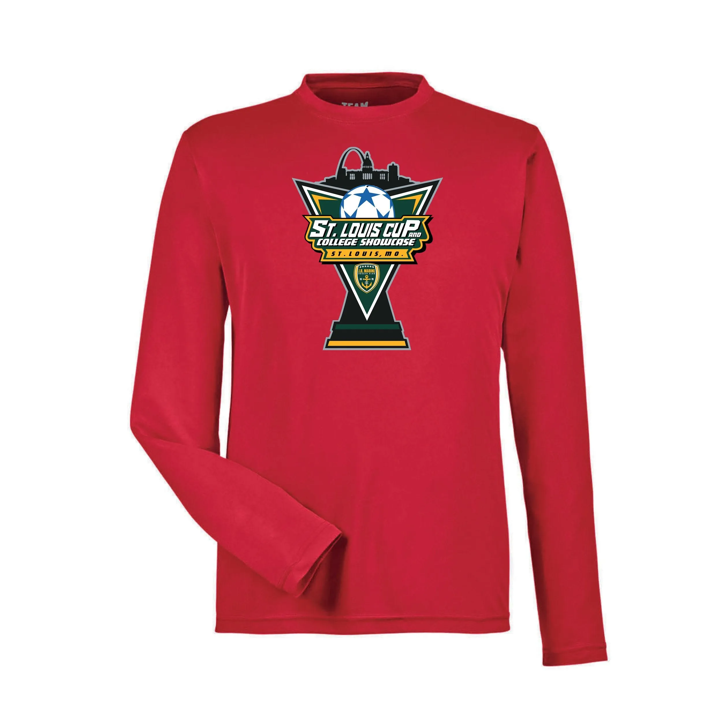 Team 365 Zone Performance Long Sleeve Shirts St. Louis Cup College Showcase