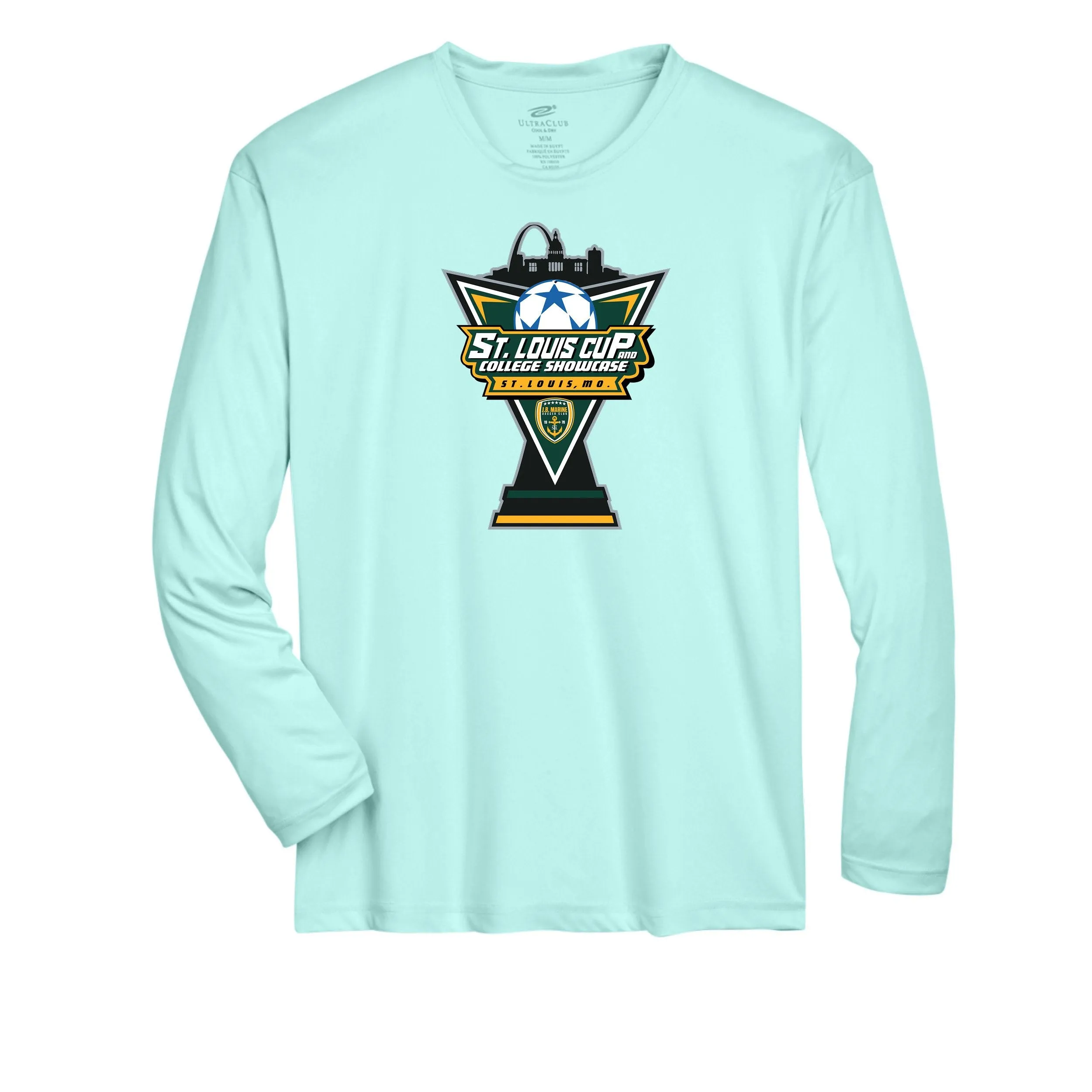 Team 365 Zone Performance Long Sleeve Shirts St. Louis Cup College Showcase