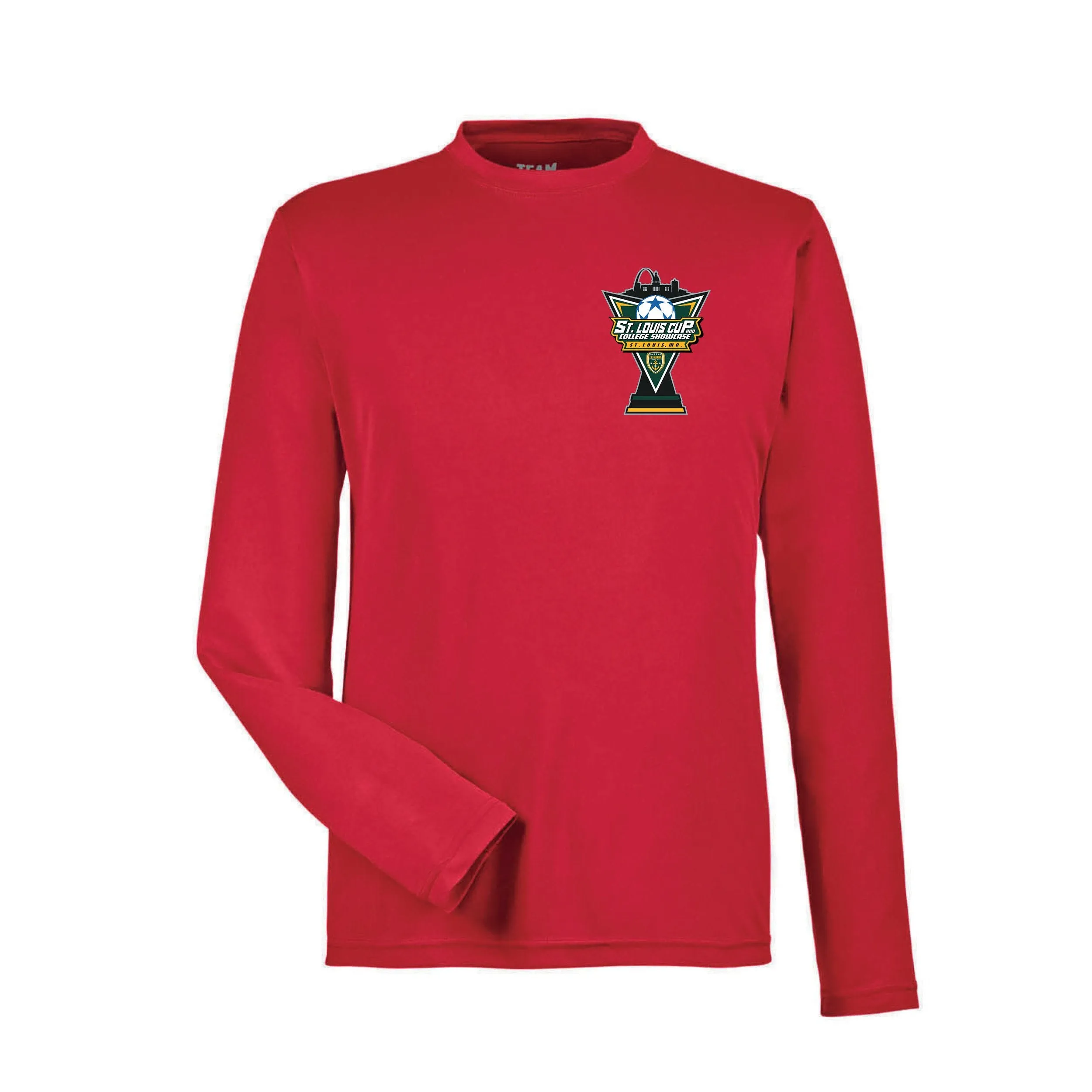 Team 365 Zone Performance Long Sleeve Shirts St. Louis Cup College Showcase