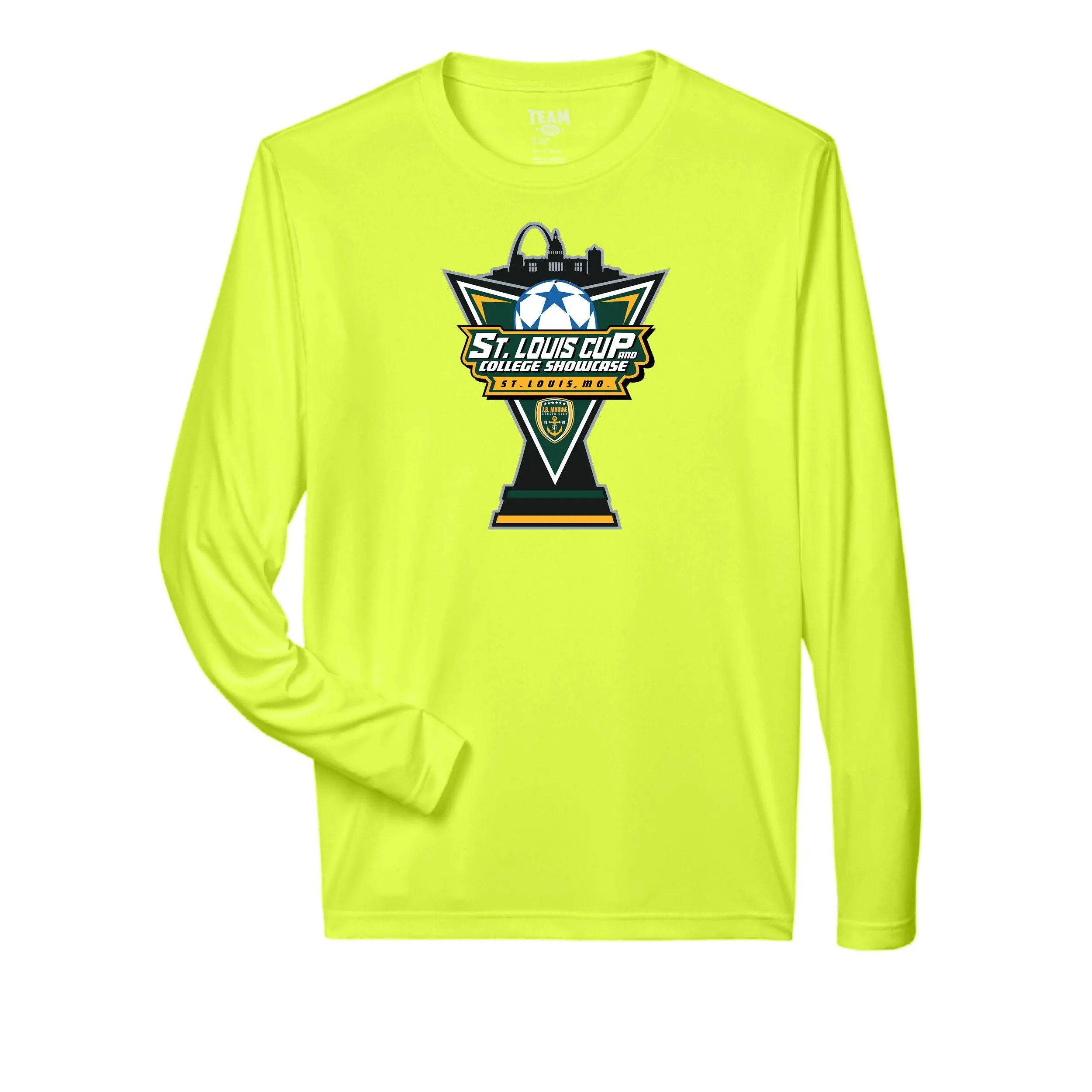 Team 365 Zone Performance Long Sleeve Shirts St. Louis Cup College Showcase