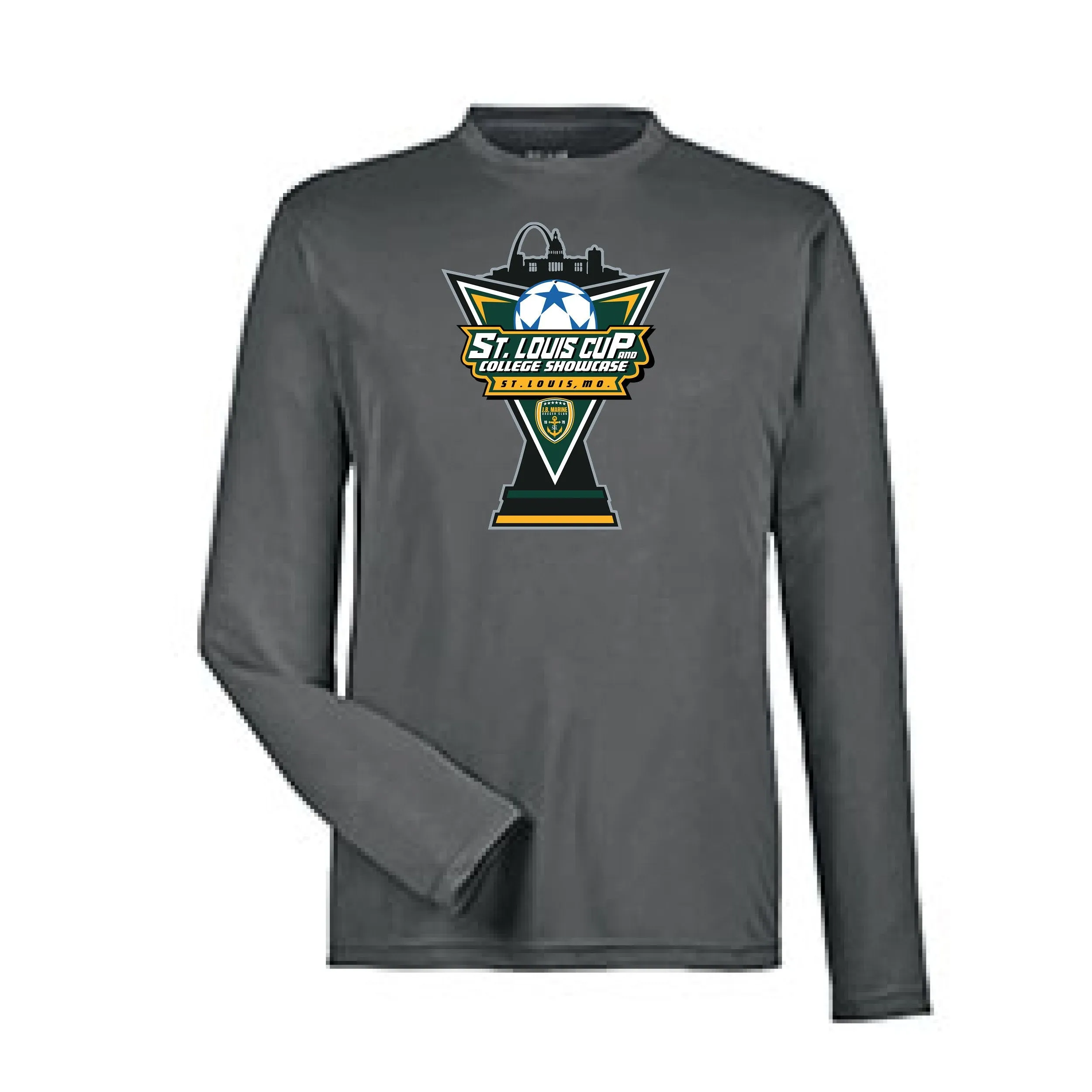 Team 365 Zone Performance Long Sleeve Shirts St. Louis Cup College Showcase
