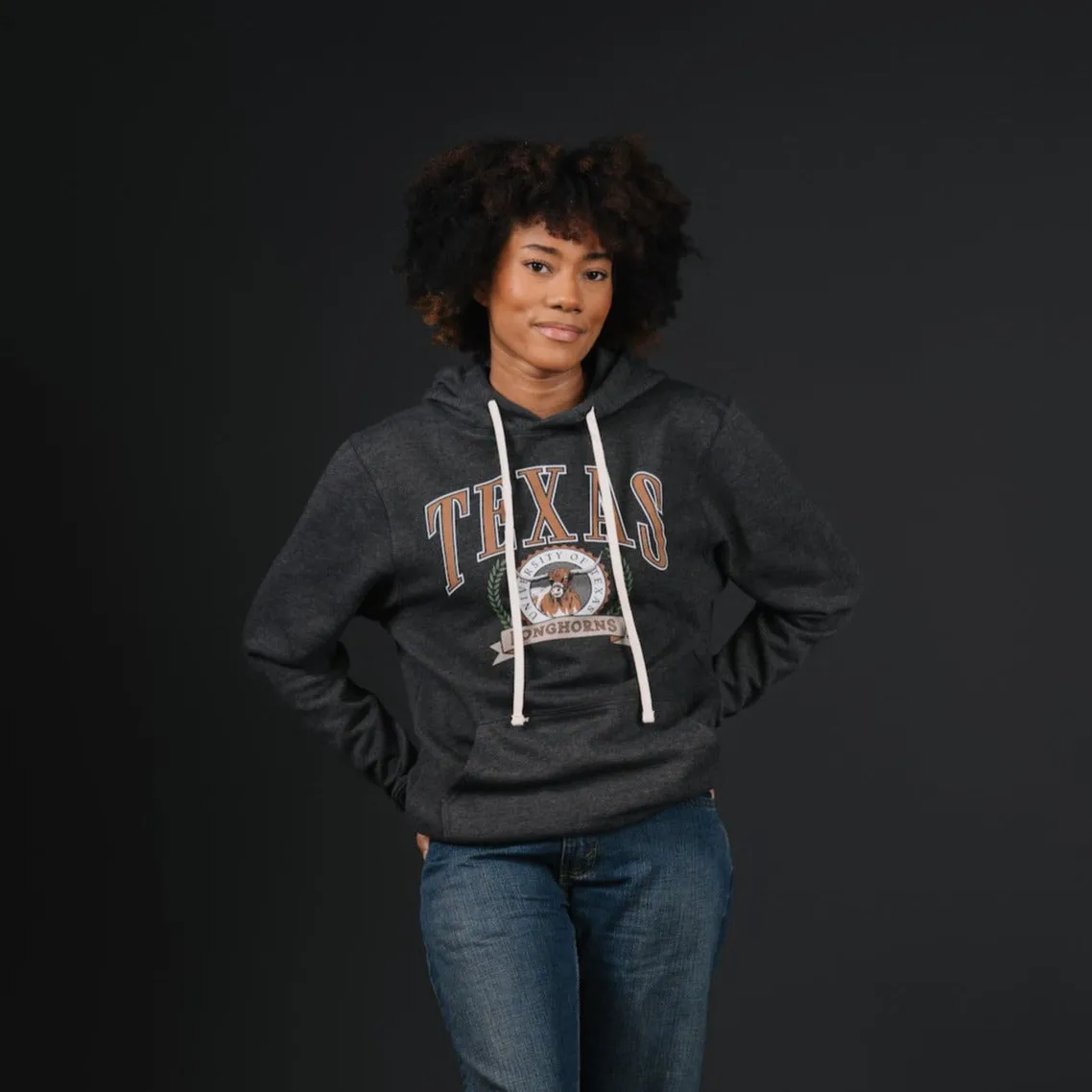 Texas Longhorns Retro Crest Hoodie