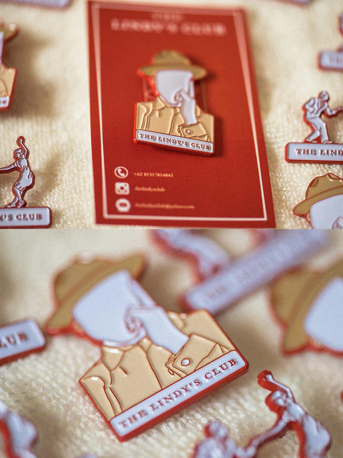 The Lindy's Club Enamel Pin