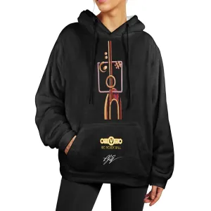 The Musician Women's Flannel Hoodie