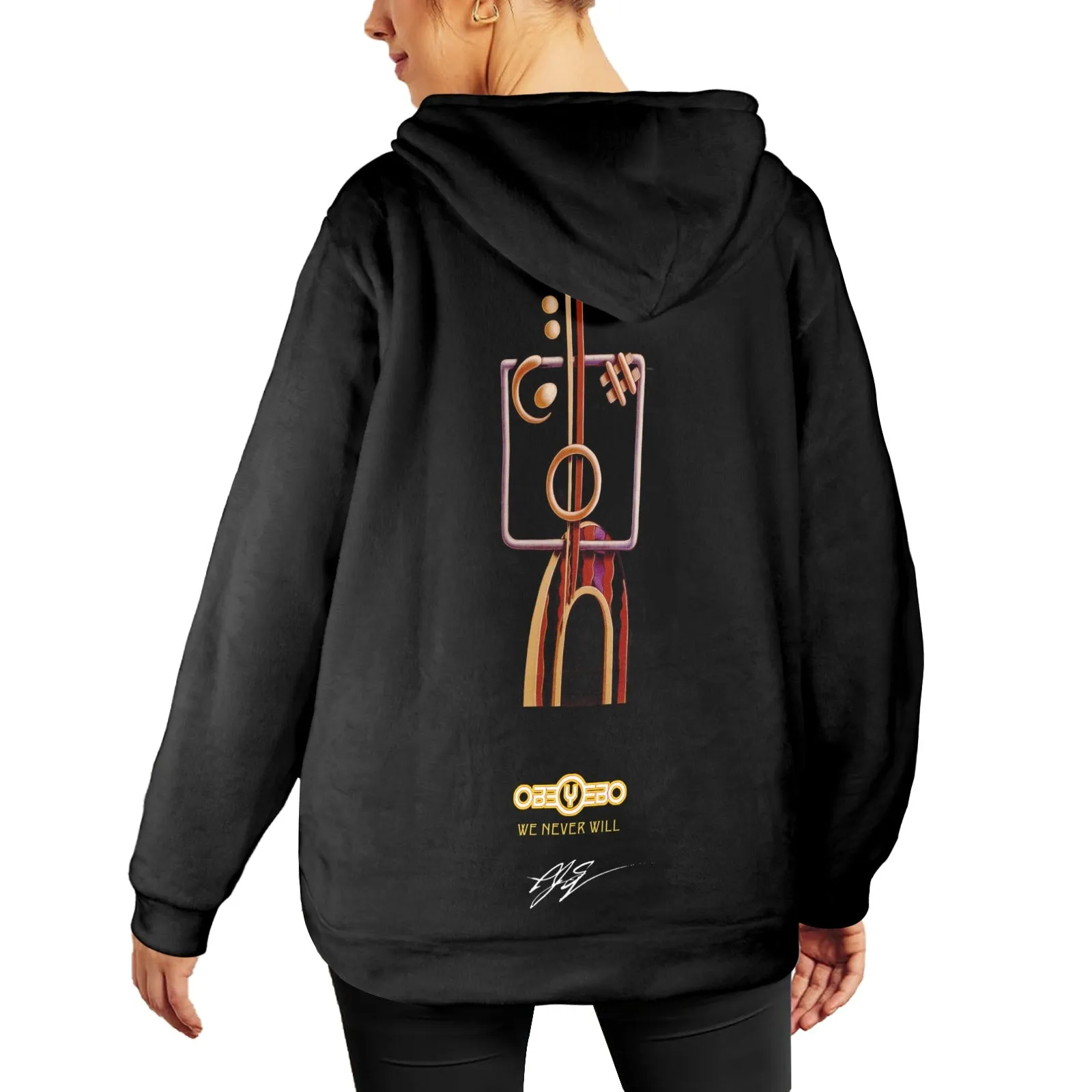 The Musician Women's Flannel Hoodie