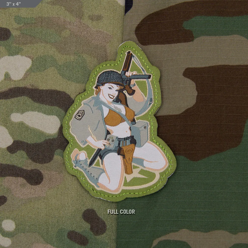 THOMPSON GIRL PINUP MORALE PATCH