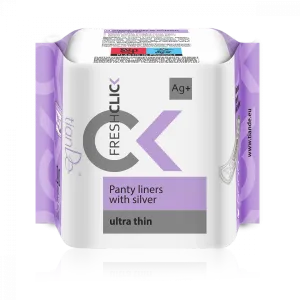 Tiande Panty Liners with Silver, Ultra Thin 20pcs