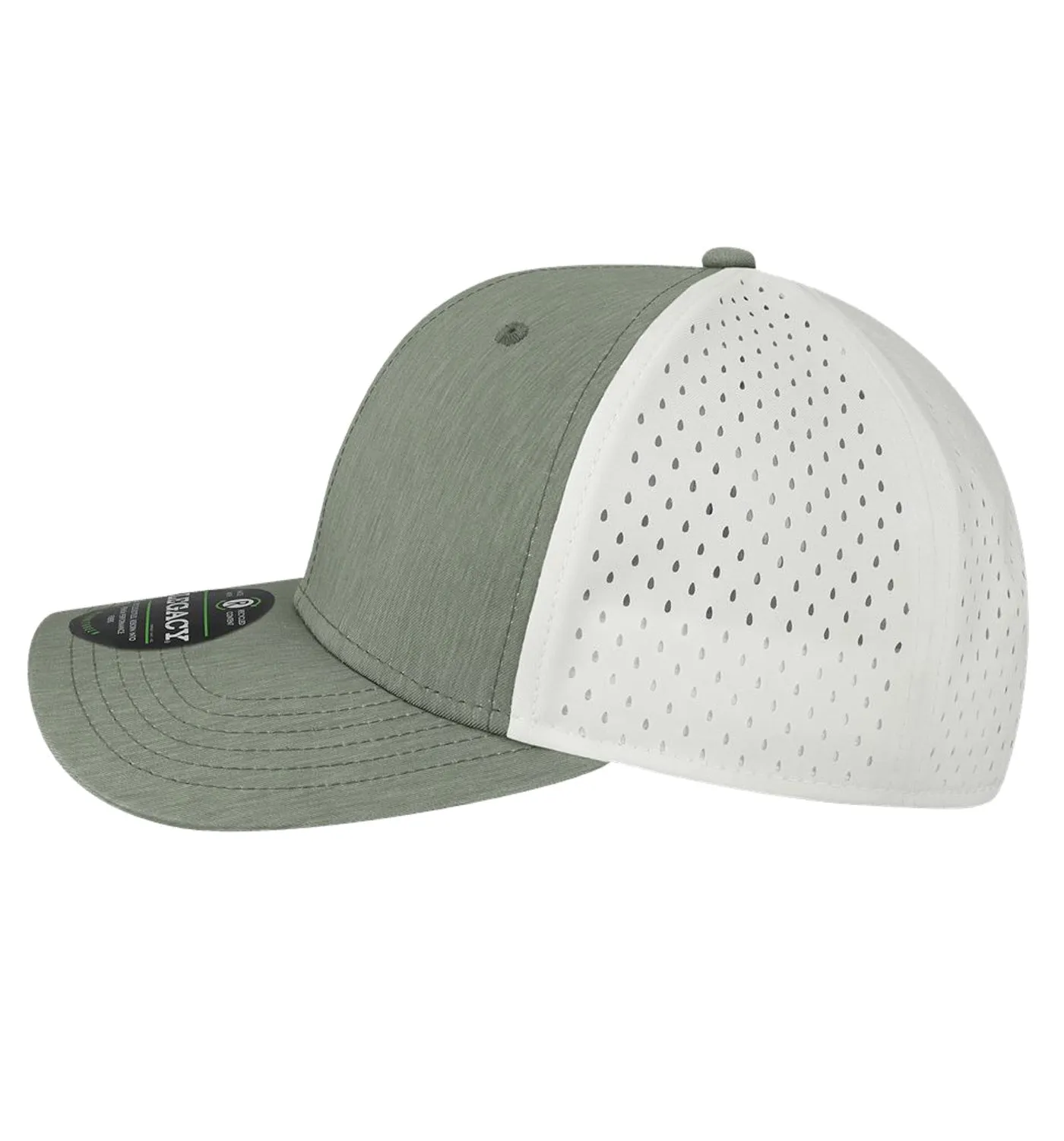 Tiger Shark & Mermaid Performance Dark Grey White Hat