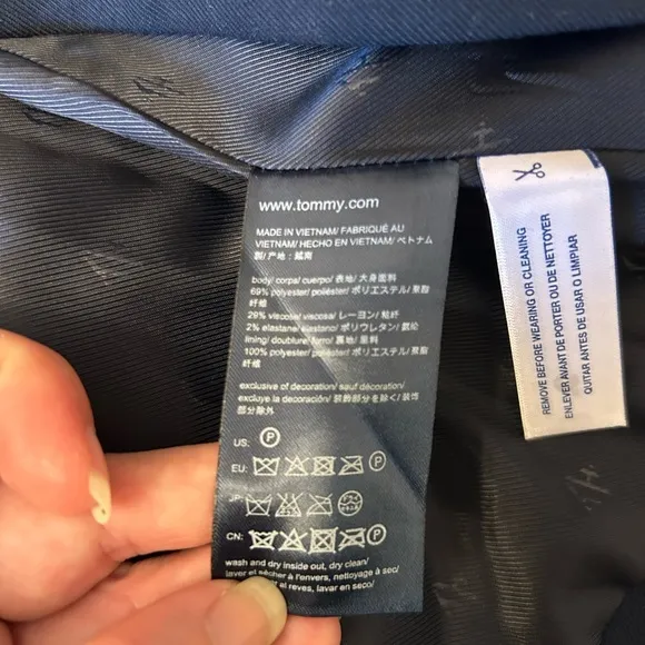 Tommy Hilfiger Women's Navy Blazer