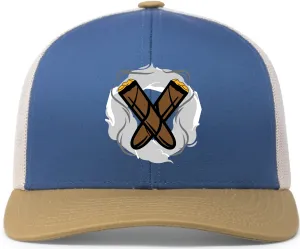 Tri-Color Cigar Pxrn Trucker Hat