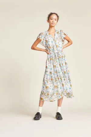 Trovata Birds of Paradis - Kristi Dress - Violet Tendril