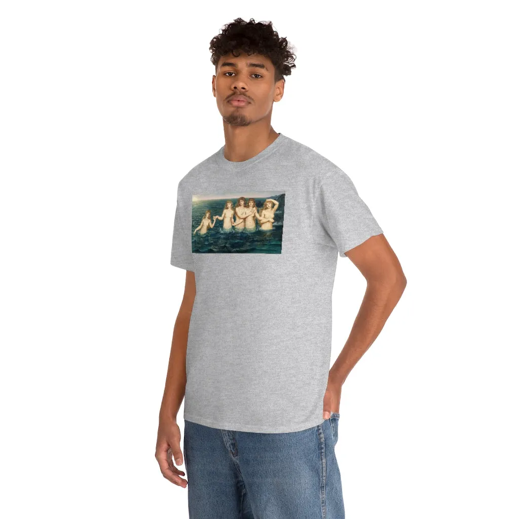 Unisex Vintage Mermaid Cotton Tee
