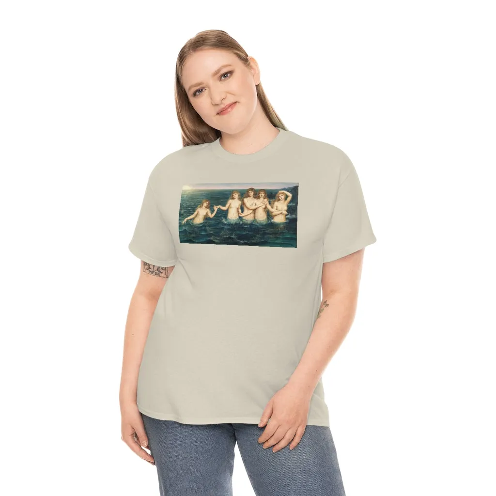 Unisex Vintage Mermaid Cotton Tee