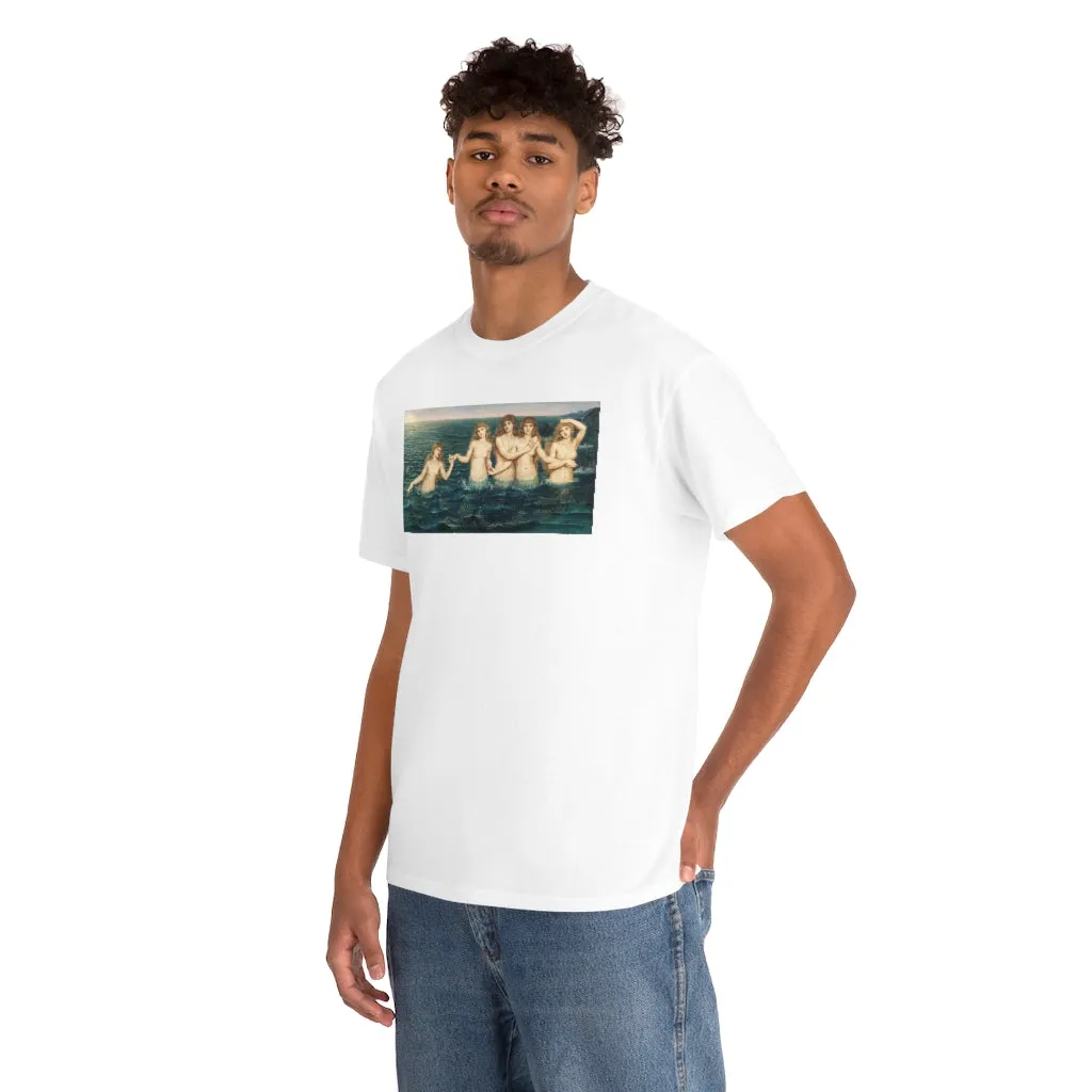 Unisex Vintage Mermaid Cotton Tee