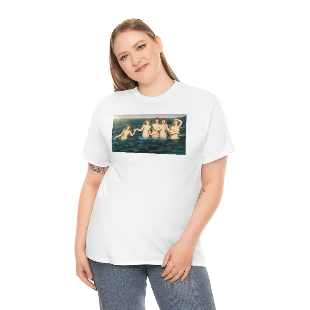 Unisex Vintage Mermaid Cotton Tee