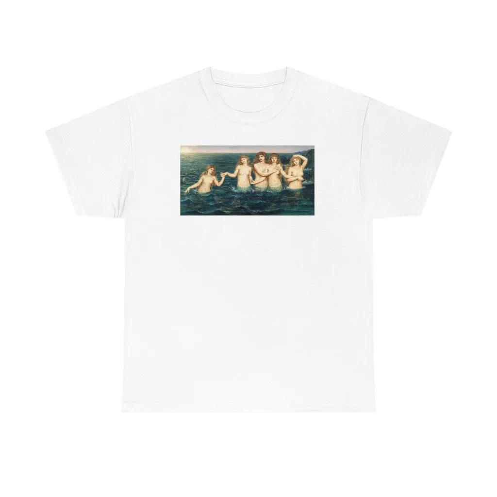 Unisex Vintage Mermaid Cotton Tee