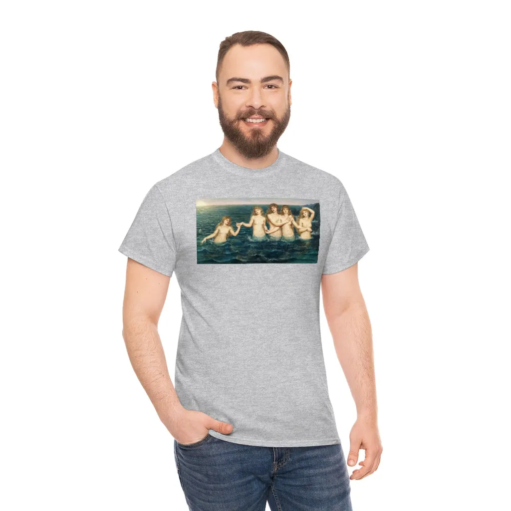 Unisex Vintage Mermaid Cotton Tee