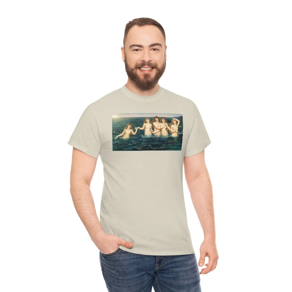 Unisex Vintage Mermaid Cotton Tee