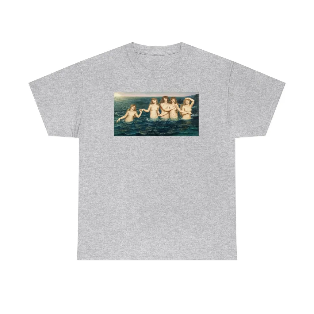 Unisex Vintage Mermaid Cotton Tee