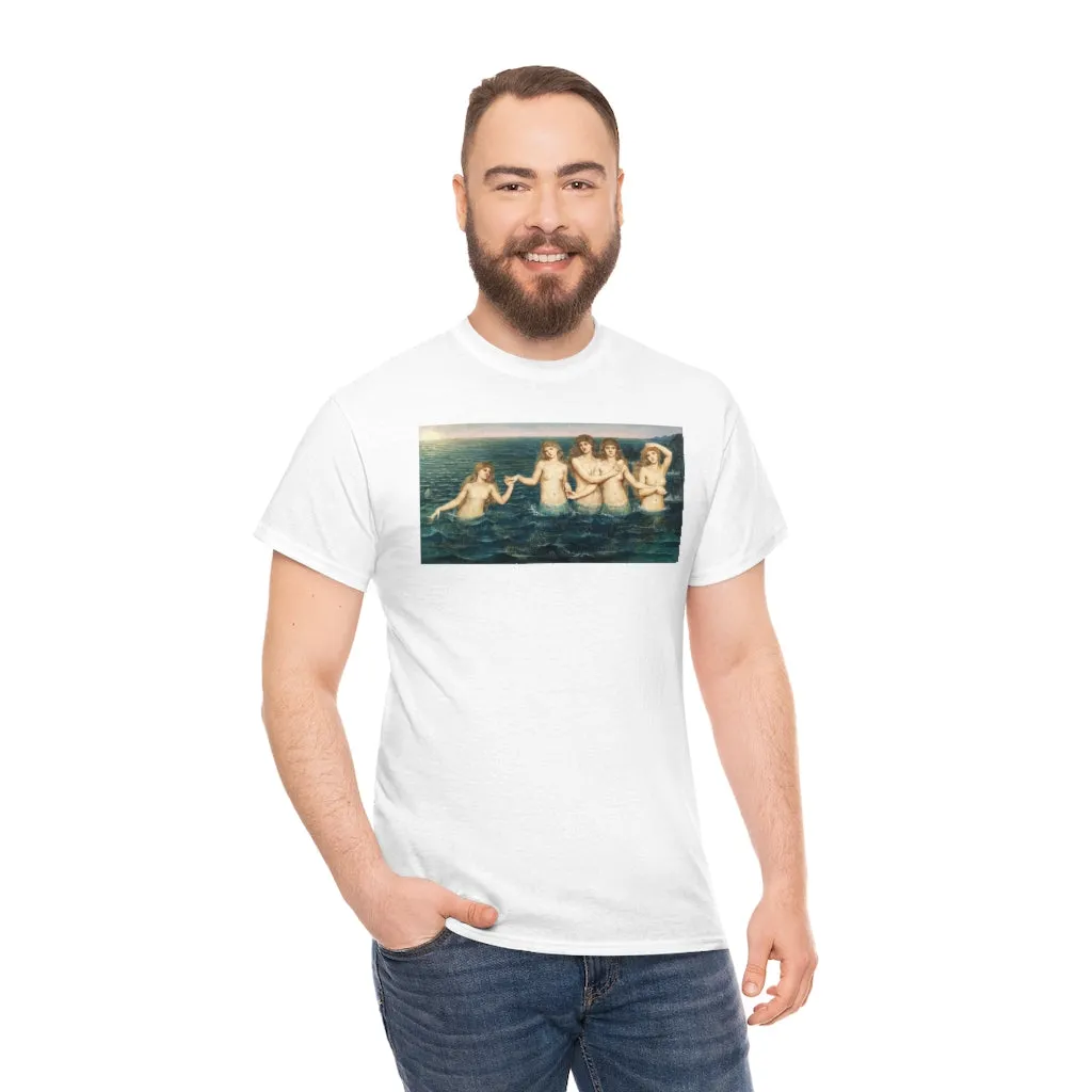 Unisex Vintage Mermaid Cotton Tee