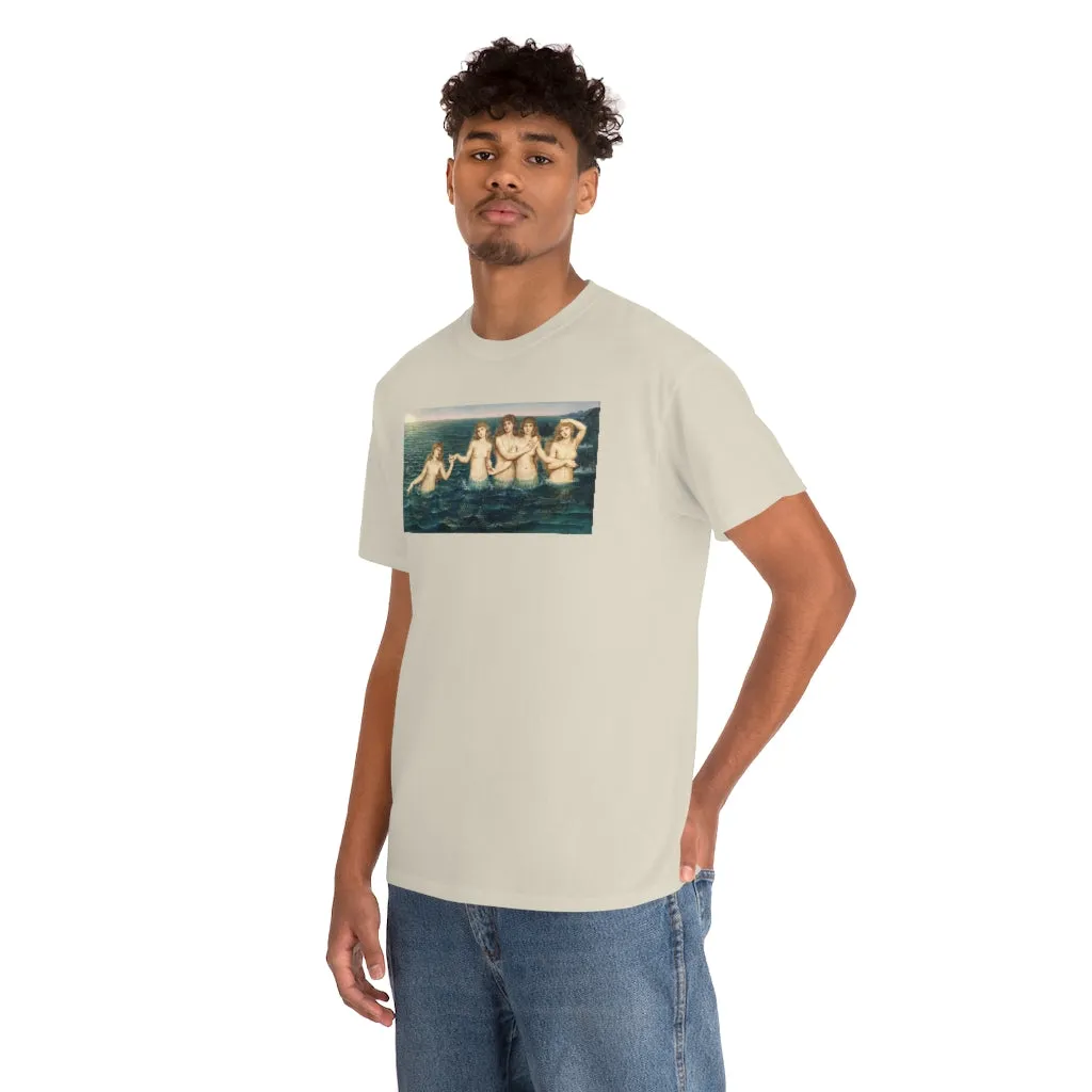 Unisex Vintage Mermaid Cotton Tee