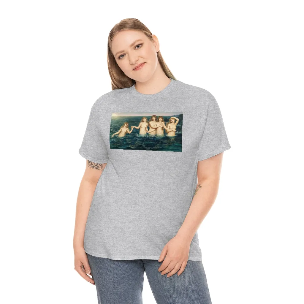 Unisex Vintage Mermaid Cotton Tee