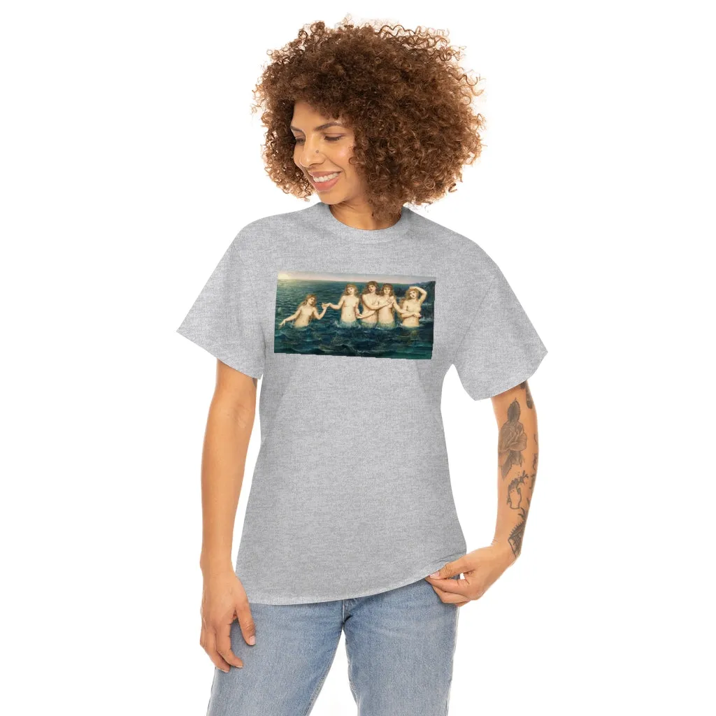 Unisex Vintage Mermaid Cotton Tee
