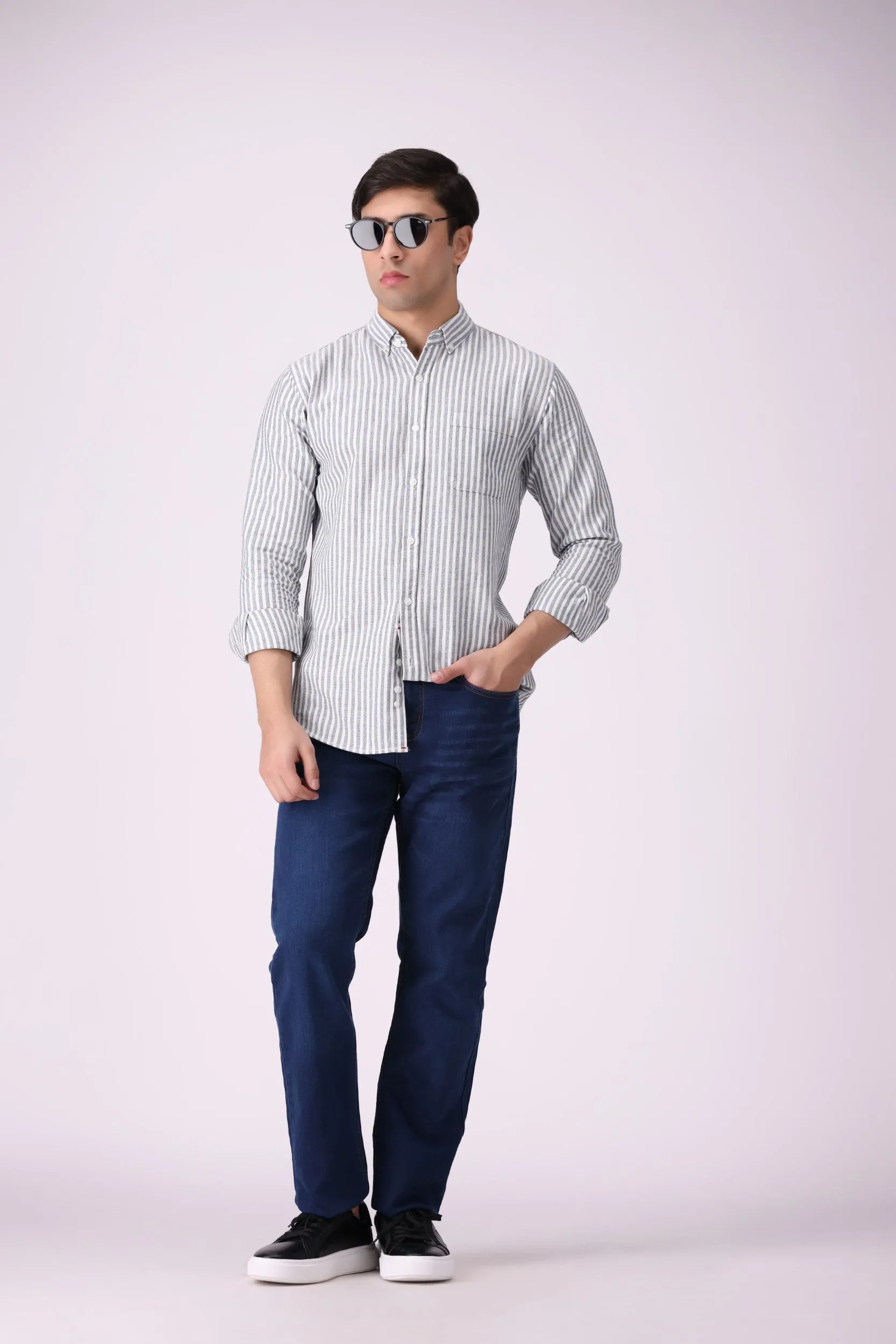 UrbanStripe Casual Shirt