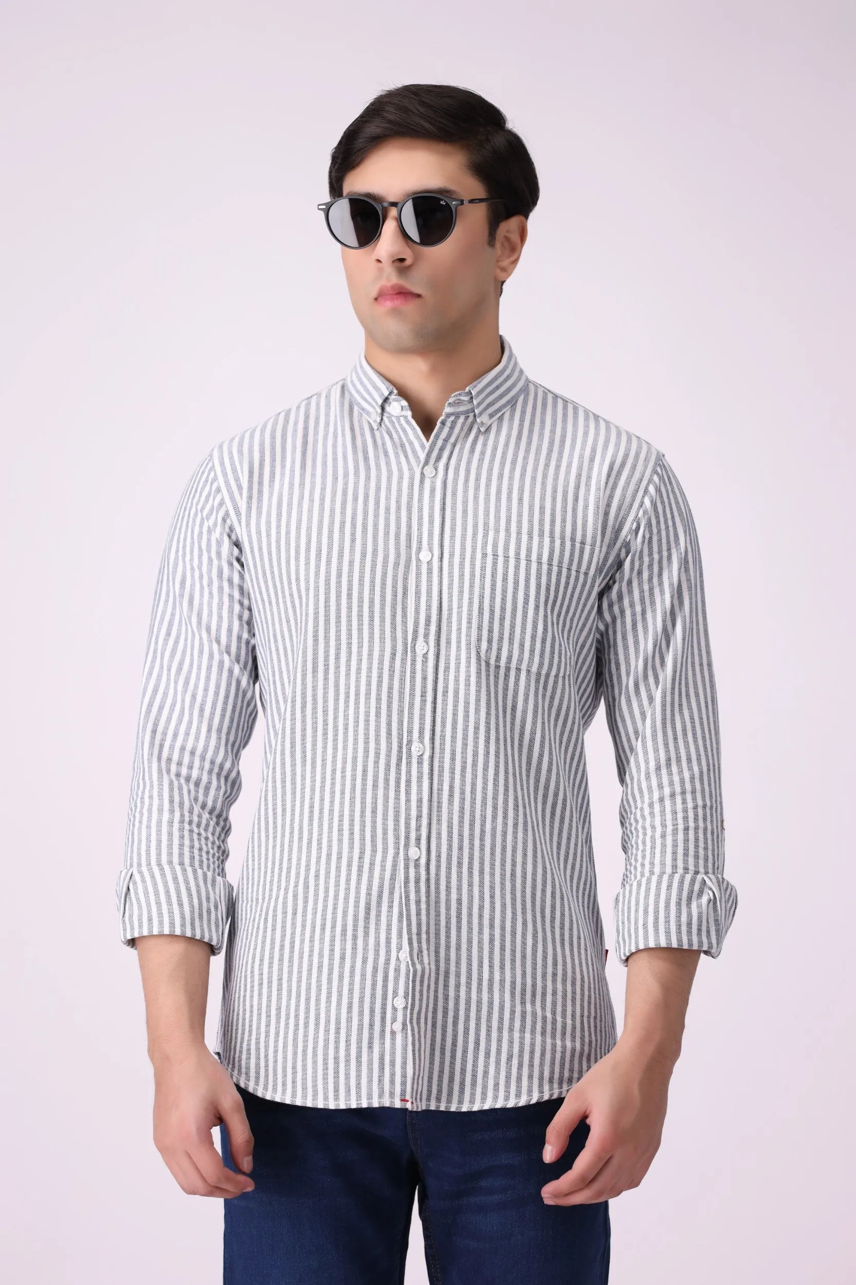 UrbanStripe Casual Shirt