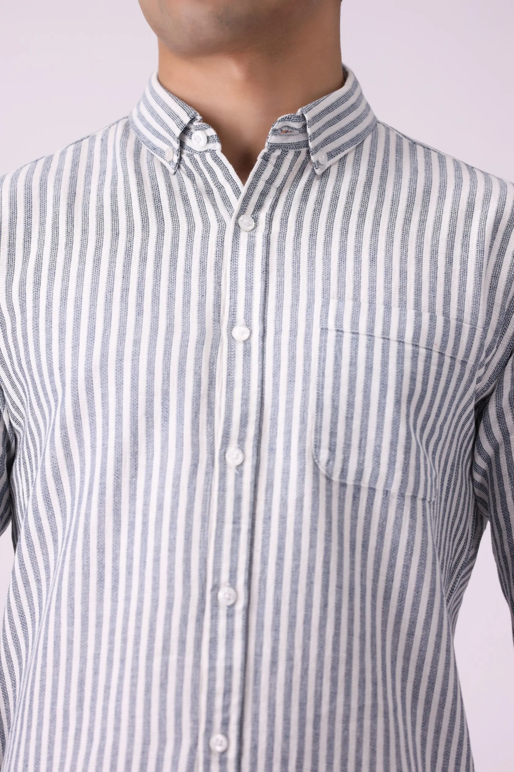 UrbanStripe Casual Shirt